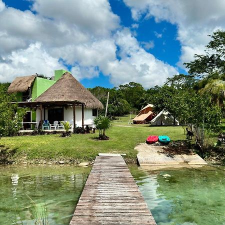 Ferienwohnung Luigi'S Glamping Bacalar Exterior foto