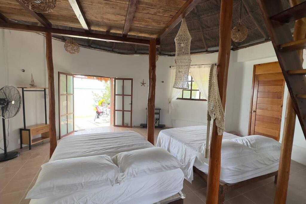 Ferienwohnung Luigi'S Glamping Bacalar Exterior foto