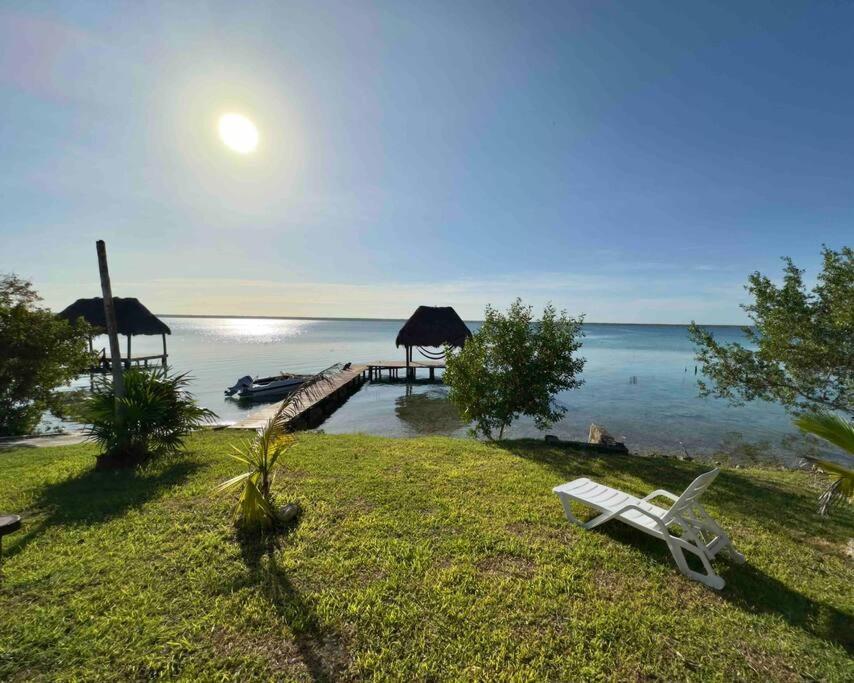 Ferienwohnung Luigi'S Glamping Bacalar Exterior foto
