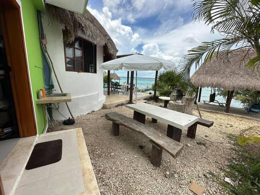 Ferienwohnung Luigi'S Glamping Bacalar Exterior foto