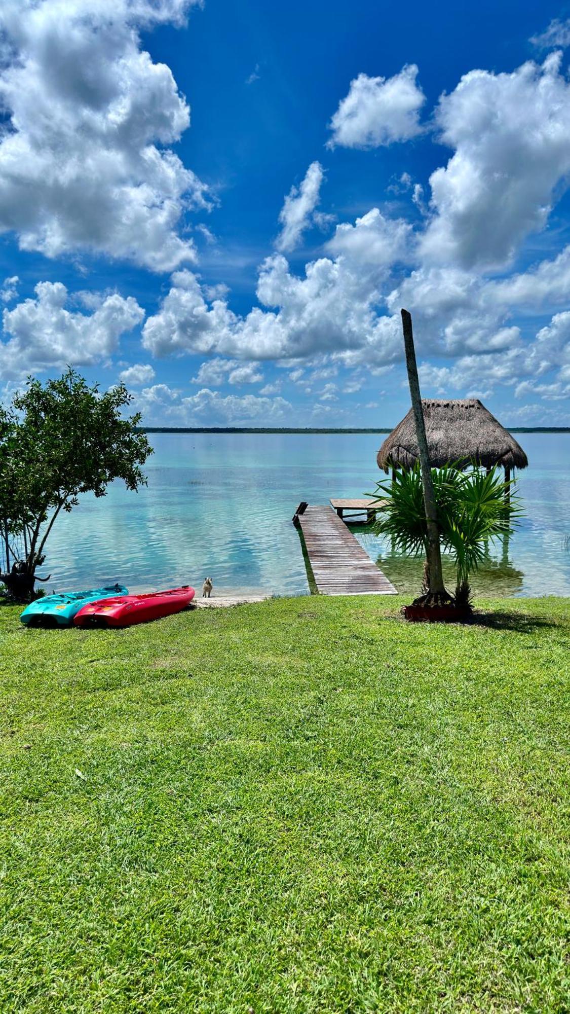 Ferienwohnung Luigi'S Glamping Bacalar Exterior foto