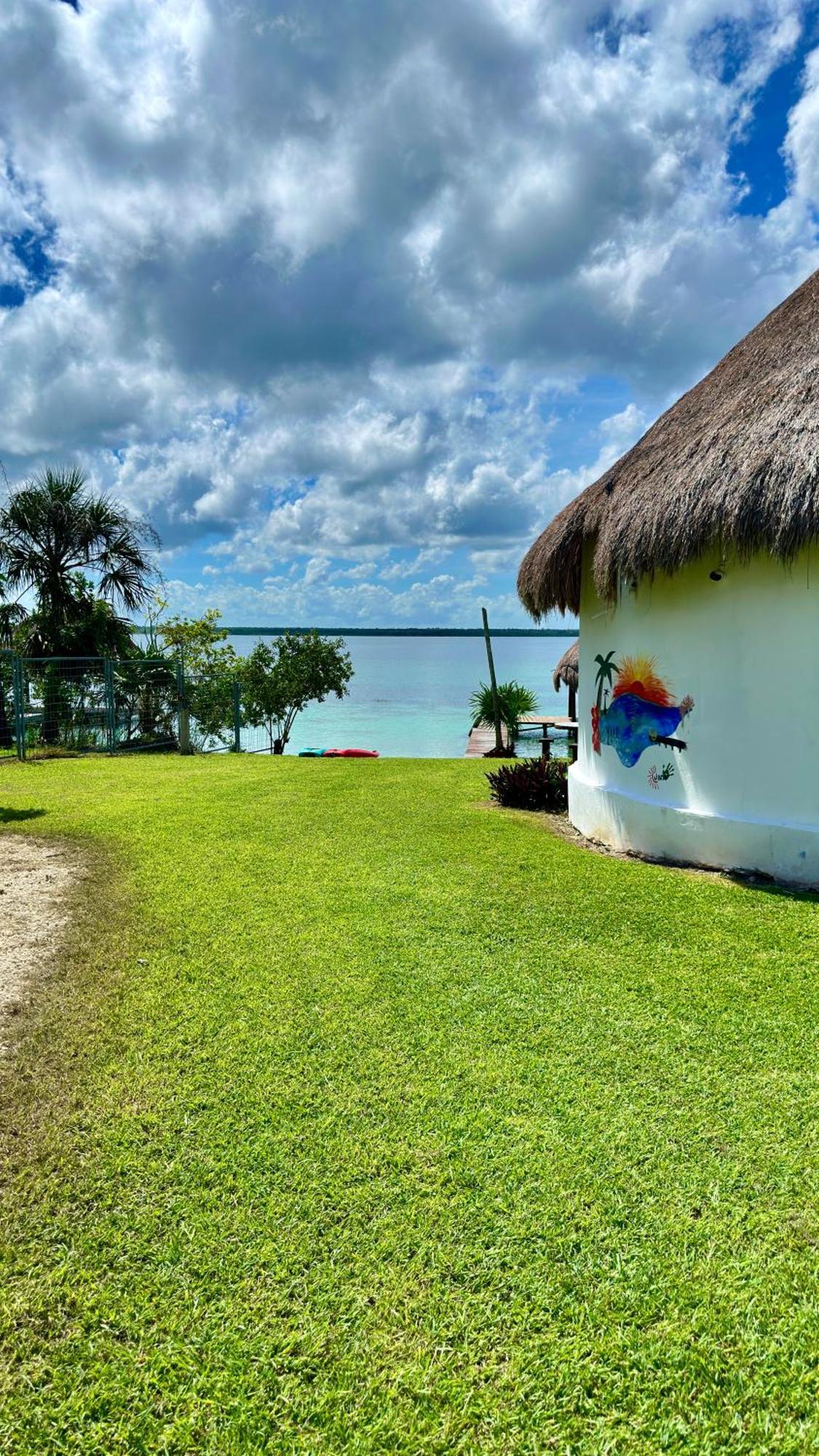 Ferienwohnung Luigi'S Glamping Bacalar Exterior foto